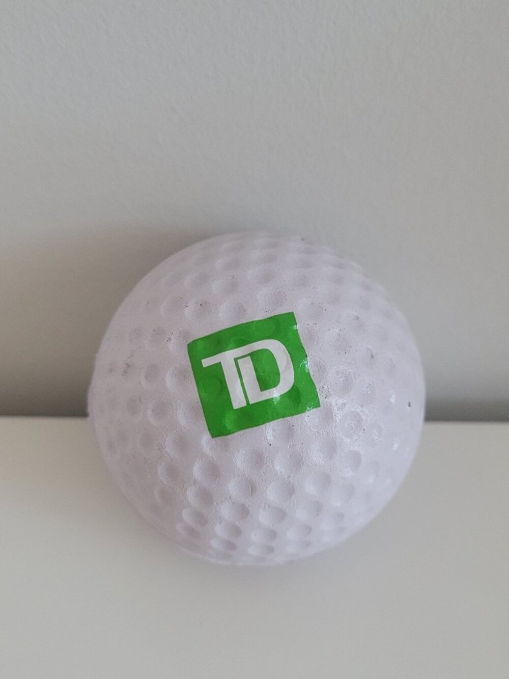TD Bank Advertising Stress Ball Golf Ball Tension Relief